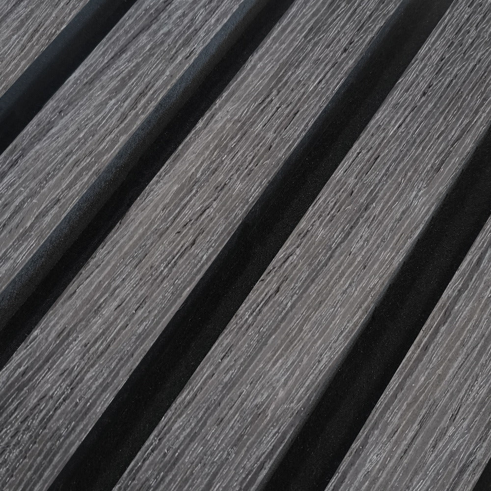 Dark Grey Oak - Premium Acoustic Wall Panel